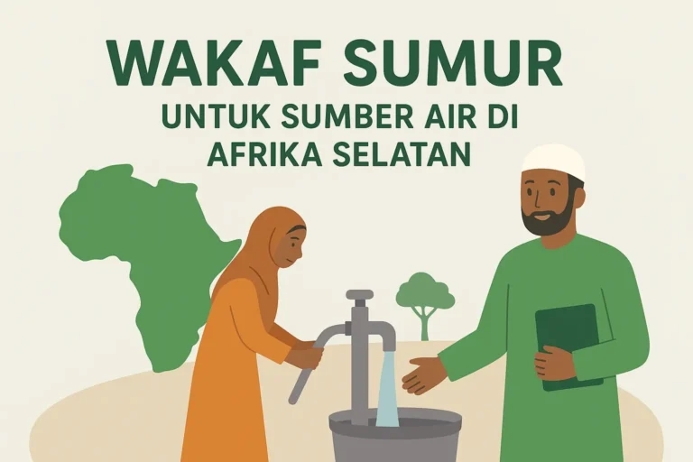 Wakaf Sumur untuk Sumber Air di Afrika Selatan